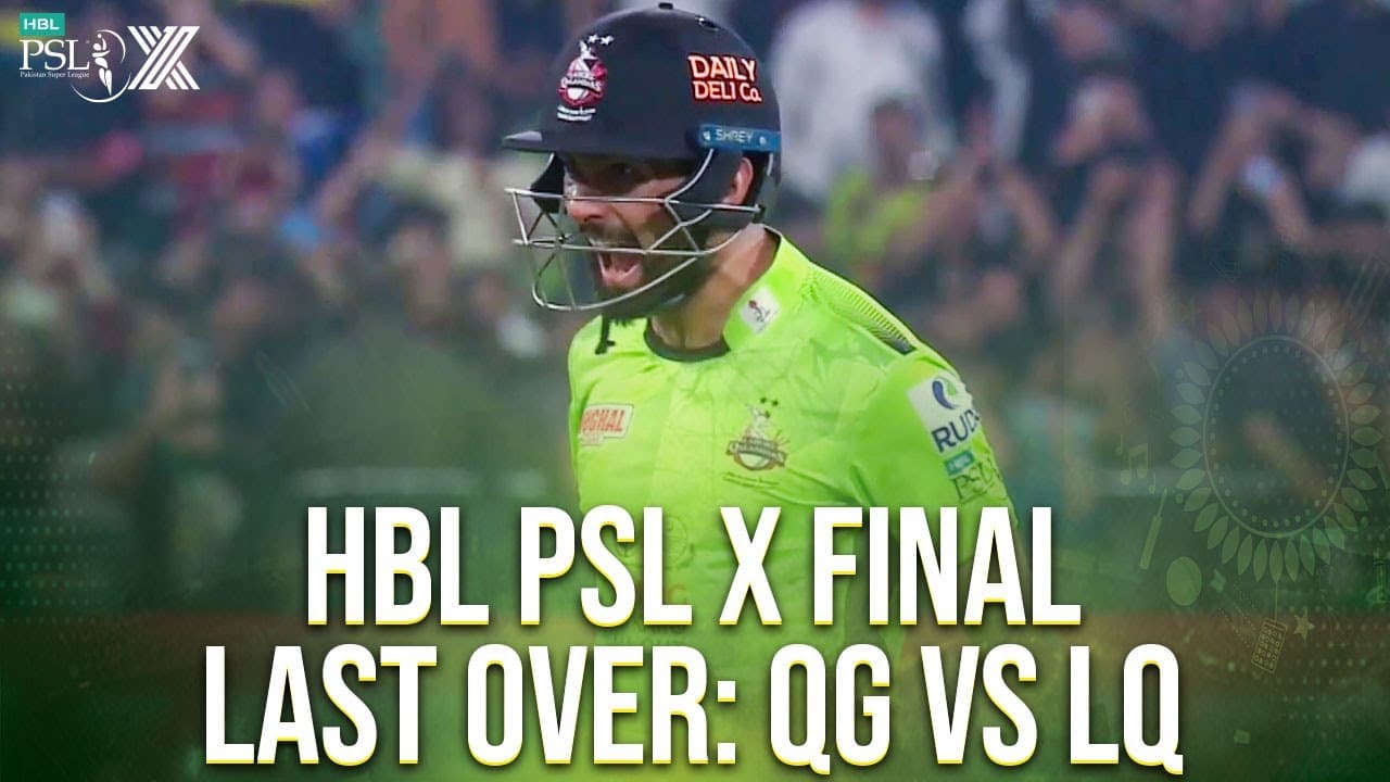 Sikandar Raza historical match-winning knock in the PSL X final. 