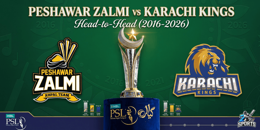 Peshawar Zalmi vs Karachi Kings Head-to-Head ( 2016-2026)