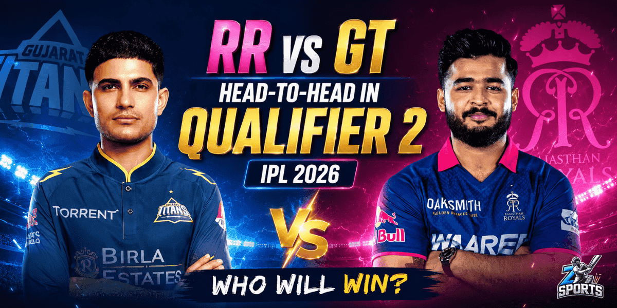 RR vs GT head-to-head in Qualifier 2 IPL 2026: Who will win?