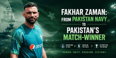 Fakhar Zaman: From Pakistan Navy to Pakistan's Match-Winner