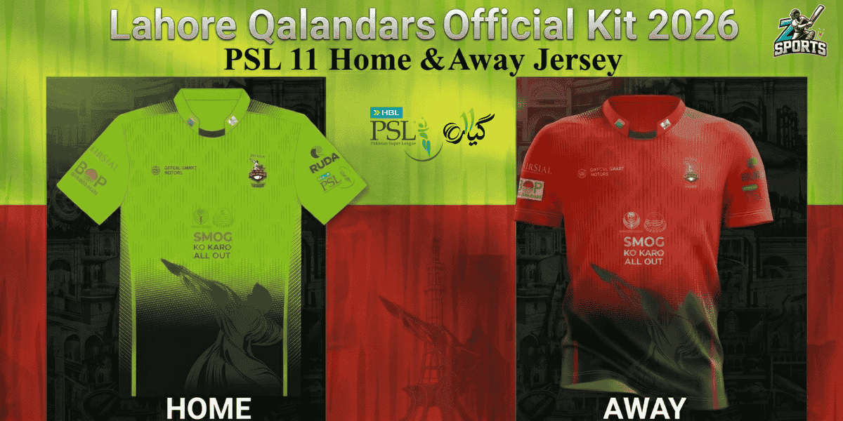 Lahore Qalandars PSL 2026 Kit Revealed Official New Jersey