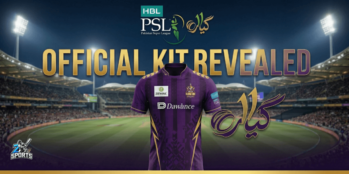 Quetta Gladiators PSL 2026 Kit Revealed Official New Jersey
