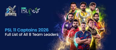 PSL 11(2026) All Captains : Full List of All 8 Team Leaders