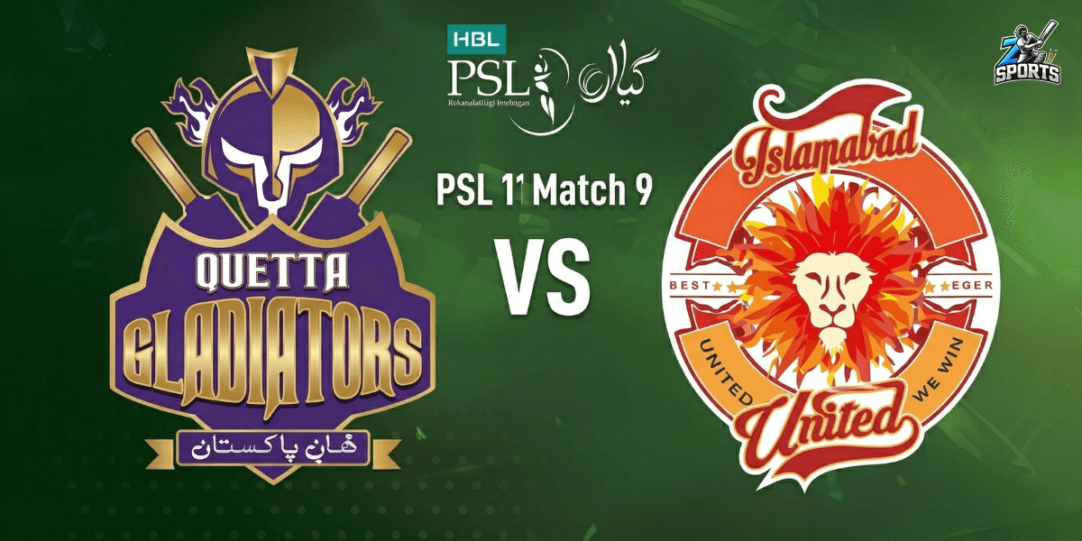 PSL 11 Match 9 Islamabad United vs Quetta Gladiators Statas