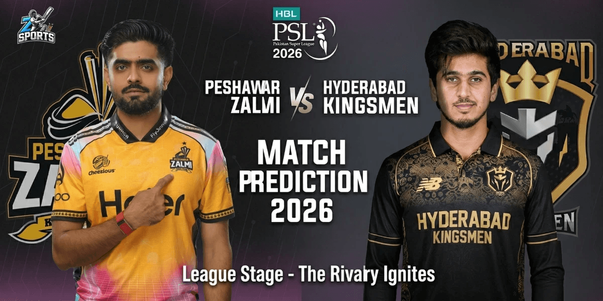Peshawar Zalmi vs Hyderabad Kingsmen Match Prediction 2026