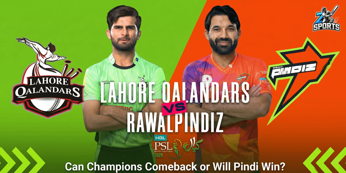 Lahore Qalandars vs Rawalpindiz Can defending Champions Comeback or Will Pindi Win