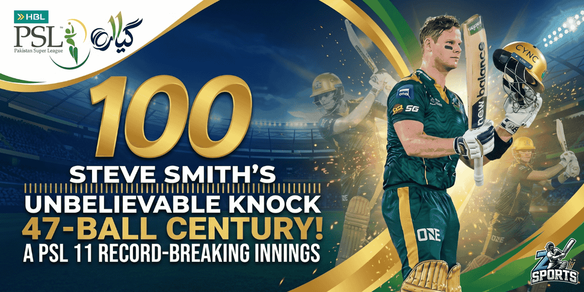Steve Smith Unbelievable Knock 47-Ball Century in PSL 11