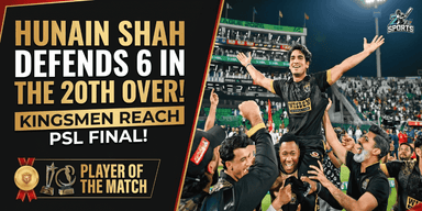 Hunain Shah Defends 6 in the 20th Kingsmen Reach PSL Final!