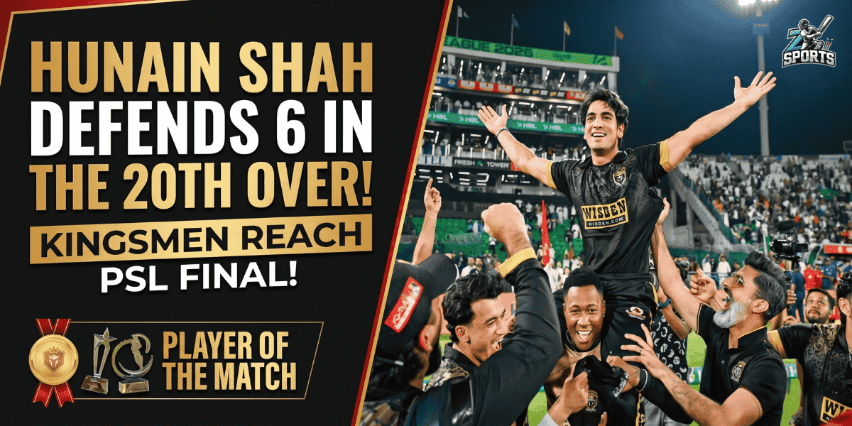 Hunain Shah Defends 6 in the 20th Kingsmen Reach PSL Final!