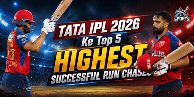 TATA IPL 2026 Ke Top 5 Highest Successful Run Chases