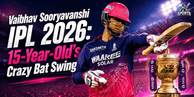 Vaibhav Sooryavanshi IPL 2026: 15-Year-Old's Crazy Bat Swing
