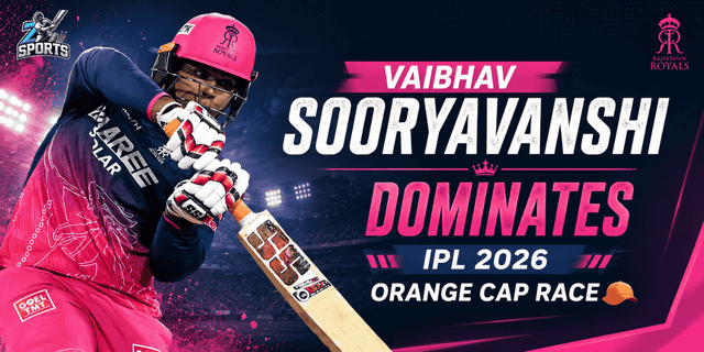 Vaibhav Sooryavanshi Dominates IPL 2026 Orange Cap Race