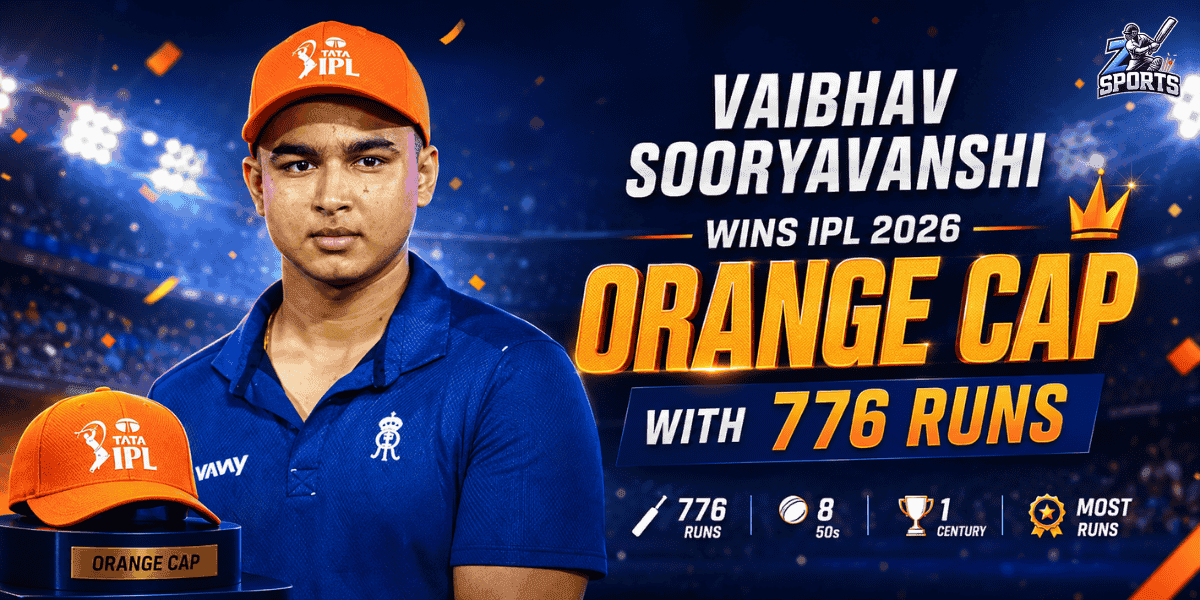 Vaibhav Sooryavanshi Wins IPL 2026 Orange Cap with 776 Runs
