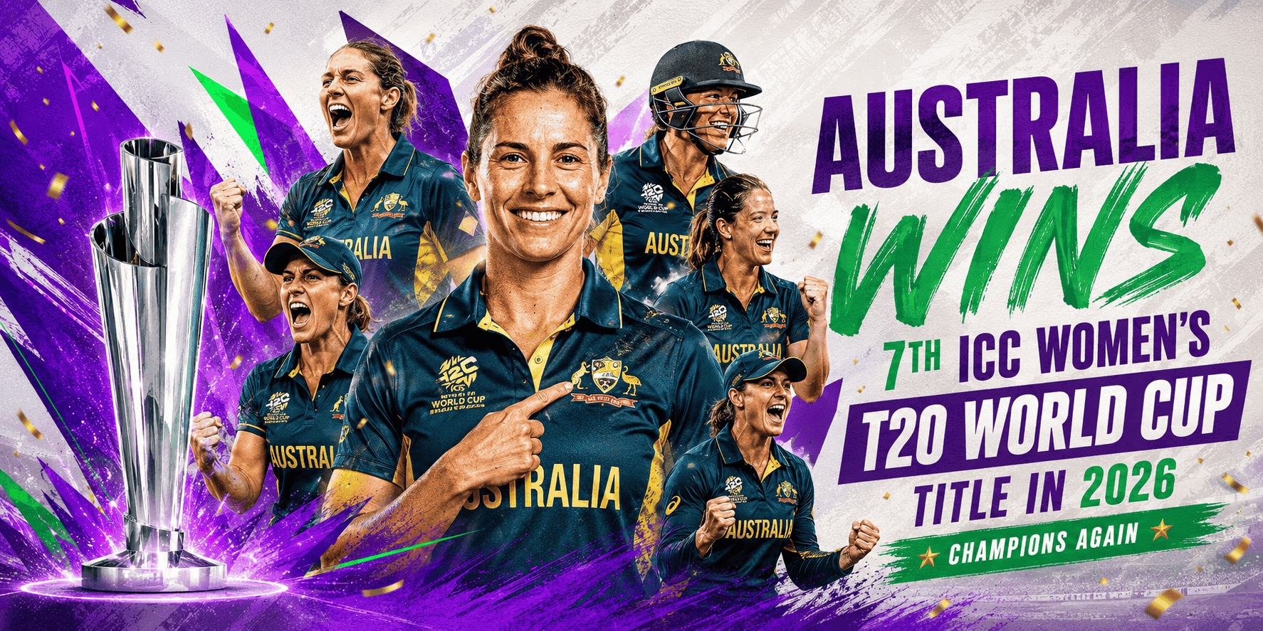 Australia Wins 7th ICC Women's T20 World Cup Title in 2026