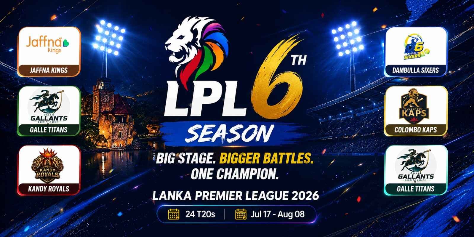 Lanka Premier League 2026 Coming Soon! Explosive Return